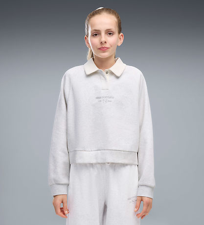 Puma Polo - Classic Relaxed Short Lenght Longslee - Grå