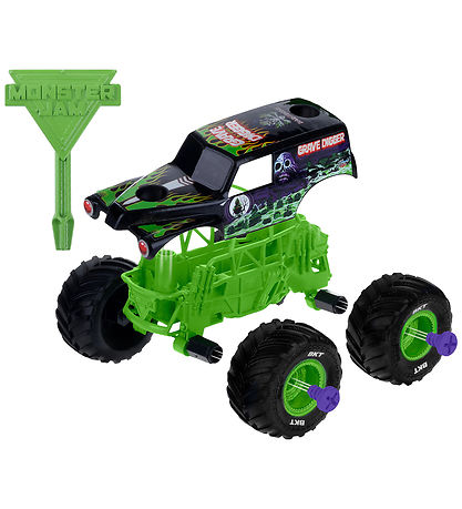 Monster Jam Trucks - 1:32 - 4-pak - Mechanix Build N Rebuild