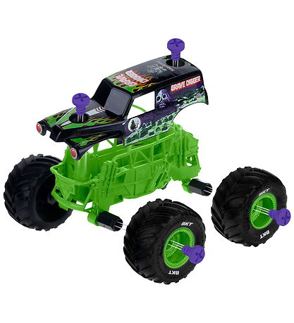 Monster Jam Truck - 1:32 - Mechanix Build N Rebuild - Grave Digg