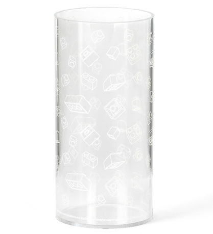 LEGO® Storage Vase - Cylinder Vase - Brick Art Line Translucent