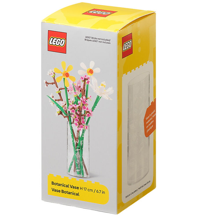 LEGO® Storage Vase - Cylinder Vase - Brick Art Line Translucent