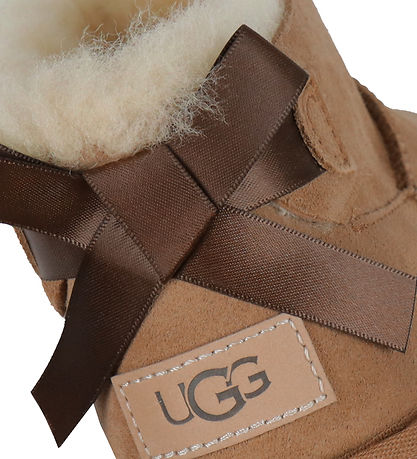 UGG Bamsestøvler - W Ultra Mini bailey - Chestnut