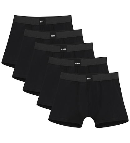 BOSS Boxershorts - 5-pak - Sort
