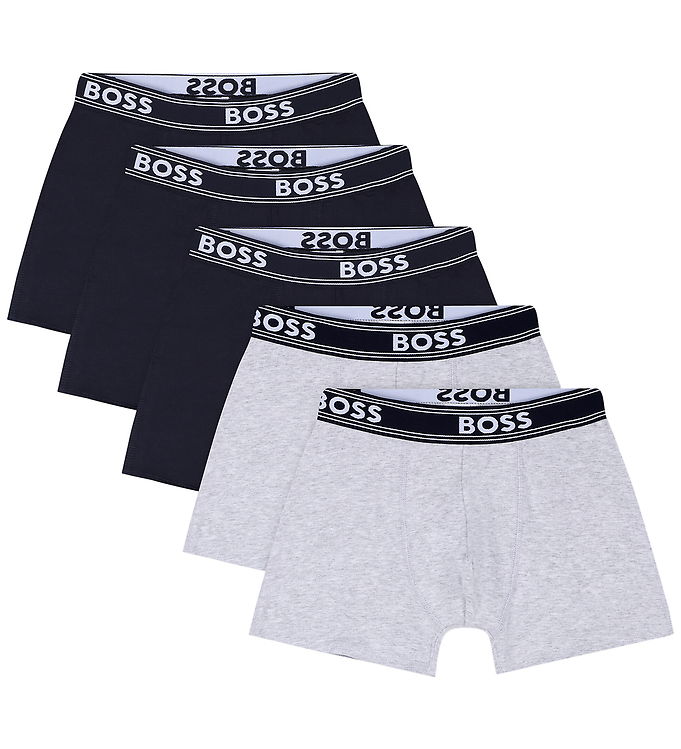 BOSS Boxershorts - 5-pak - Navy/Grå