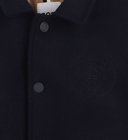 BOSS Jakke - Uld - Navy