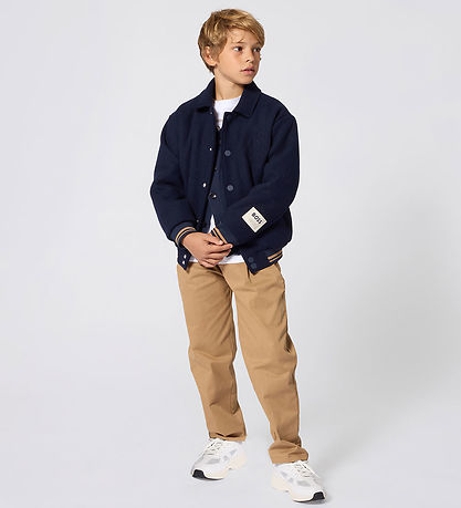 BOSS Jakke - Uld - Navy