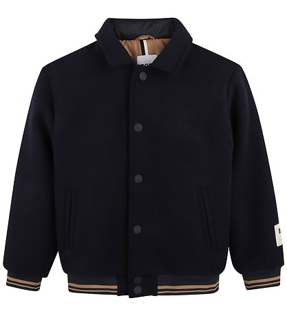 BOSS Jakke - Uld - Navy