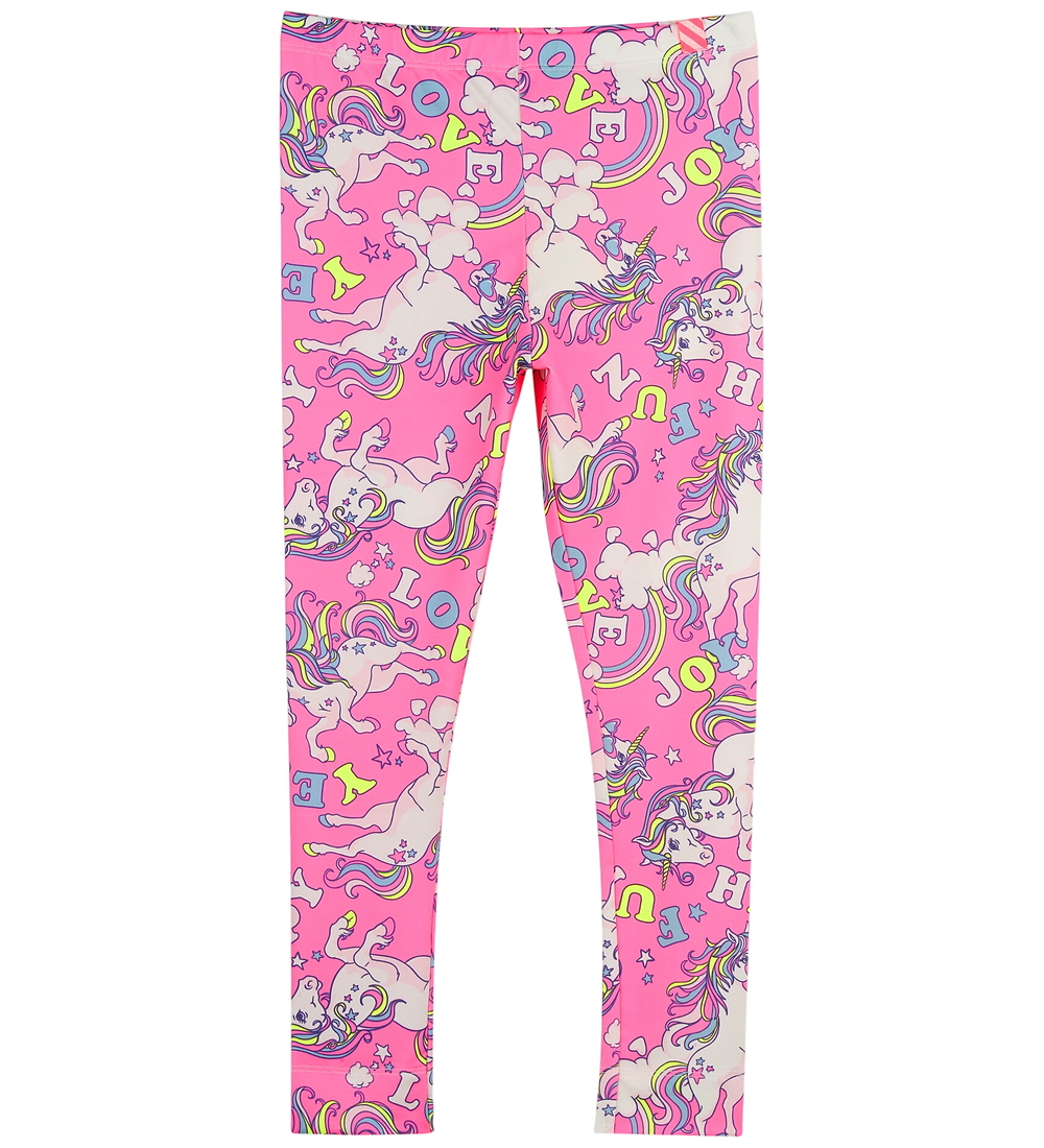 Billieblush Leggings - Rose av. Licornes - Billieblush - 5 ans (110) - Leggings