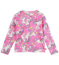 Billieblush Bluse - Pink m. Enhjørninger