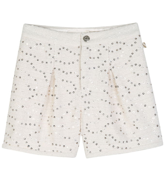 Billieblush Shorts - Ivory m. Pailletter