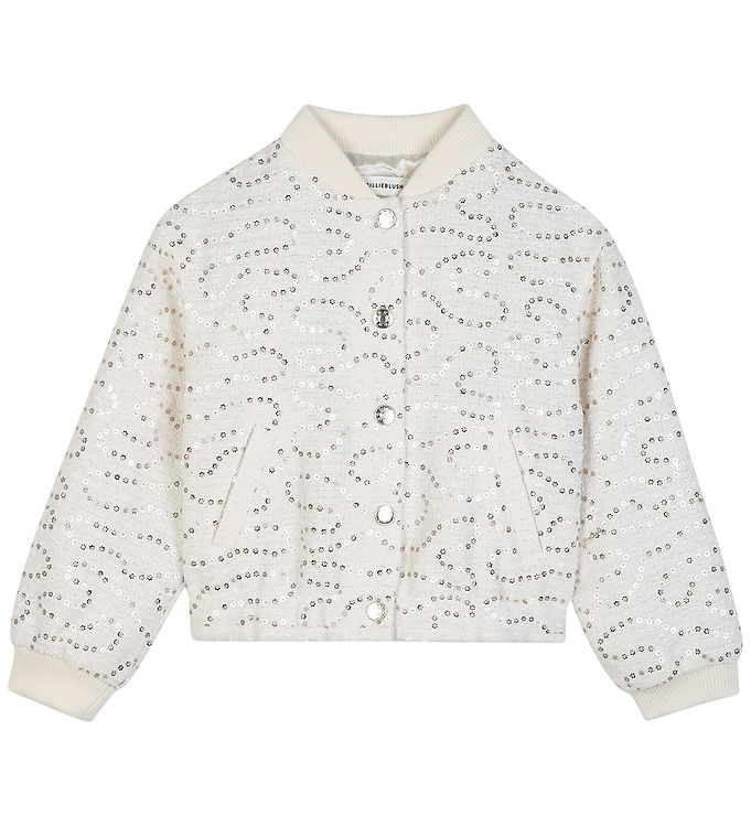 Billieblush Jakke - Ivory m. Pailletter