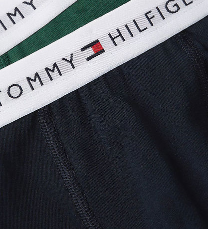 Tommy Hilfiger Boxershorts - 2-pak - Navy Blue/Ornamental Green