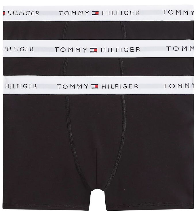 Tommy Hilfiger Boxershorts - Trunk - 3-pak - Sort