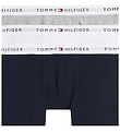 Tommy Hilfiger Boxershorts - 3-pak - Grey Htr/White/Navy Blue