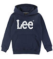 Lee Hættetrøje - Wobbly Graphic - Navy Blazer