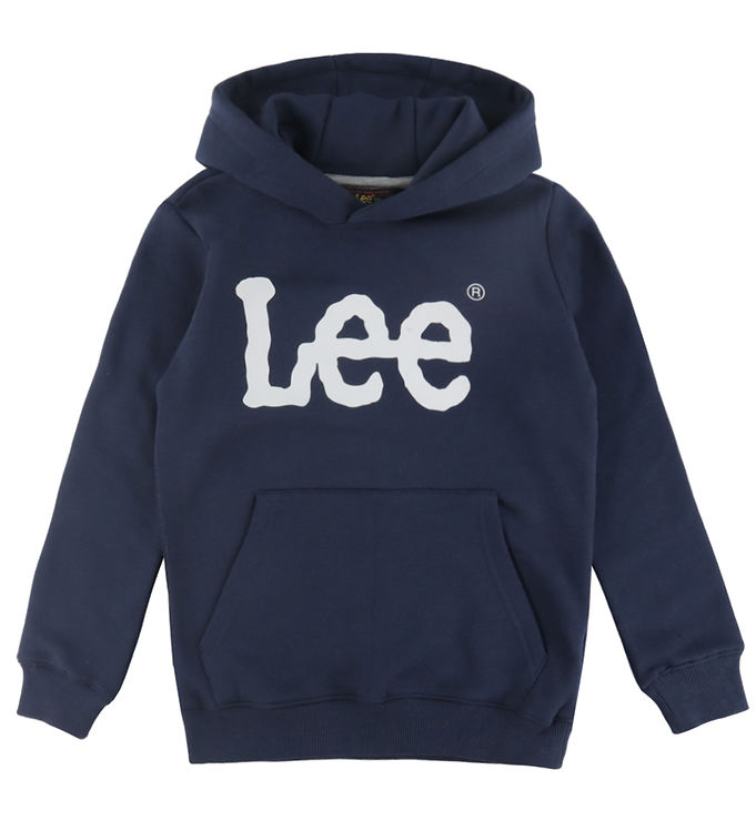 Lee Hættetrøje - Wobbly Graphic - Navy Blazer