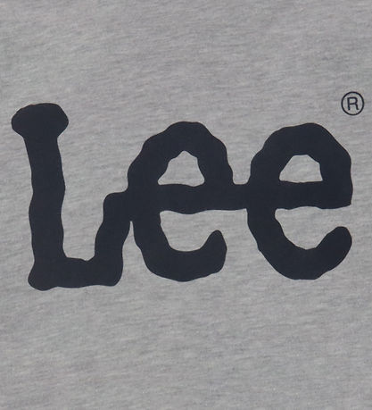Lee Hættetrøje - Wobbly Graphic - Vintage Grey Heather