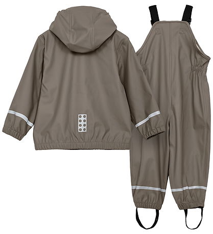 LEGO® Wear Regntøj m. Seler - PU - LWJivan 200 - Brun