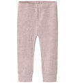 Name It Leggings - Uld - Rib - Noos - NbnWax - Violet Ice