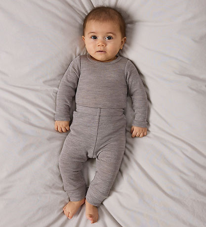 Name It Leggings - Uld - Rib - Noos - NbnWax - Satellite