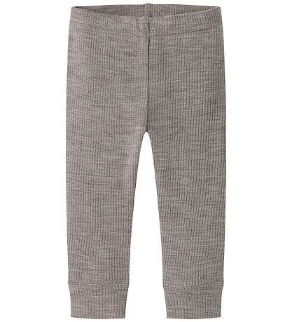 Name It Leggings - Uld - Rib - Noos - NbnWax - Satellite