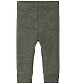 Name It Leggings - Uld - Rib - Noos - NbnWax - Mulled Basil