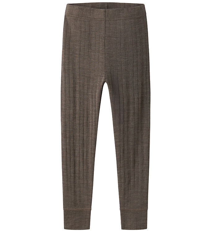 Name It Leggings - Uld - Rib - Noos - NmmWang - Morel