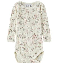 Name It Body l/æ - Uld - Noos - NbfWang - Snow White/Flowers + L