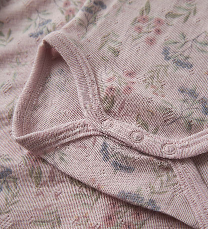 Name It Body l/æ - Uld - Noos - NbfWang - Violet Ice/Flowers + L