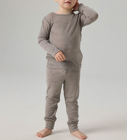 Name It Leggings - Uld - Rib - Noos - NmnWax - Satellite