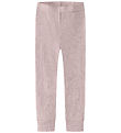 Name It Leggings - Uld - Rib - Noos - NmnWax - Violet Ice