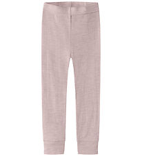 Name It Leggings - Uld - Rib - Noos - NmnWax - Violet Ice