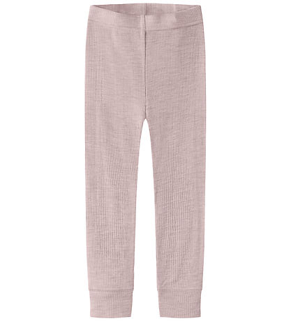 Name It Leggings - Uld - Rib - Noos - NmnWax - Violet Ice