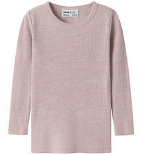Name It Bluse - Uld - Rib - Noos - NmnWax - Violet Ice