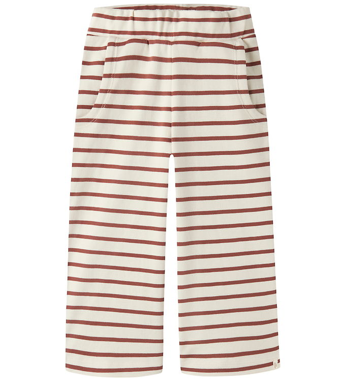 Lil Atelier Bukser - Wide - NmfLimia - Turtledove/Maple Syrup