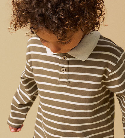 Lil Atelier Polobluse - Loose - NmmLimia - Kangaroo/Turtledove