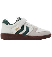 Hummel Sko - Handball Perfekt SP JR - White/Dark Forest