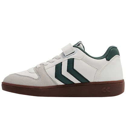 Hummel Sko - Handball Perfekt SP JR - White/Dark Forest
