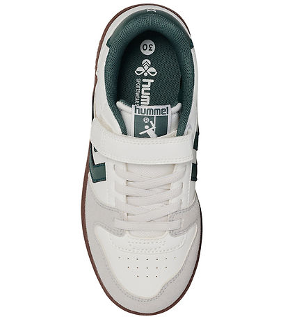 Hummel Sko - Handball Perfekt SP JR - White/Dark Forest