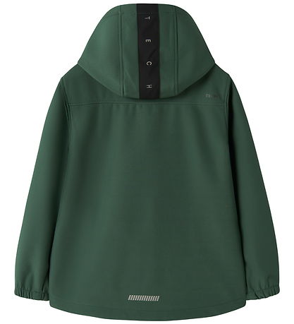 Name It Softshell m. Fleece - NkmAlfa - Jungle Green