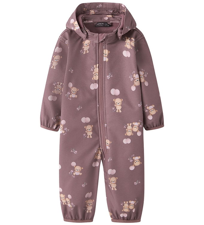 Name It Softshelldragt m. Fleece - NbfAlfa - Wistful Mauve