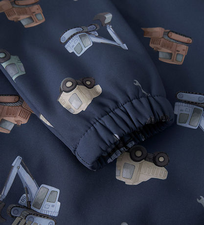 Name It Softshelljakke m. Fleece - NmmAlfa - Oceana/Construction