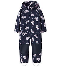Name It Softshell Suit w. Fleece - NmfAlfa - Naval Academy/Fairy