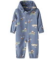 Name It Softshell Suit w. Fleece - NbmAlfa - Country Blue/Cute E