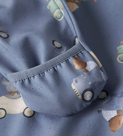 Name It Softshelldragt m. Fleece - NbmAlfa - Country Blue/Cute E