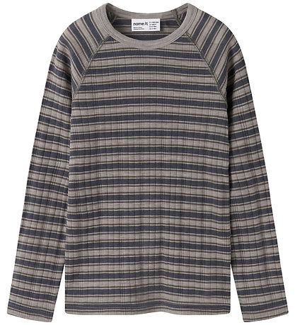 Name It Undertrøje - Uld - NkmWang - Satellite/Ombre Blue