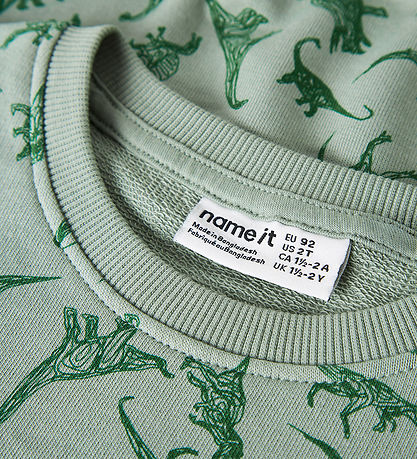 Name It Sweatshirt - NmmVifelix - Green Millieu/Dino
