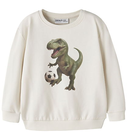 Name It Sweatshirt - NmmVoto - Antique White/Dino Football
