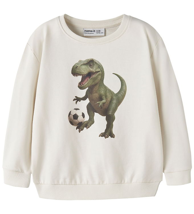 Name It Sweatshirt - NmmVoto - Antique White/Dino Football