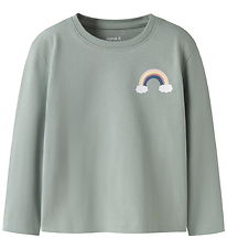 Name It Blouse - NmfVeen - Green Milieu/Rainbow